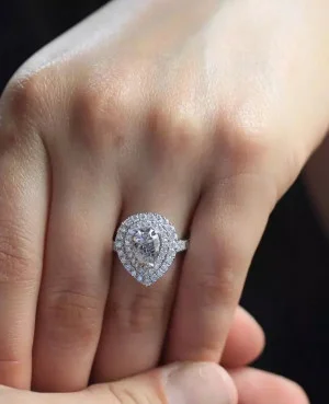 Drop Silver Ring in Pakistan