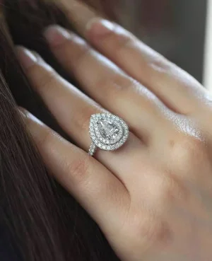Drop Silver Ring in Pakistan
