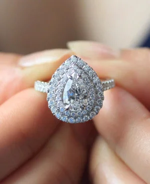 Drop Silver Ring in Pakistan