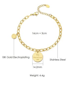 Online Coin Gold Bracelet Pakistan