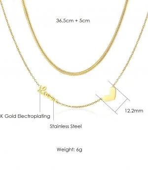 Online Gold Women Necklace Pakistan