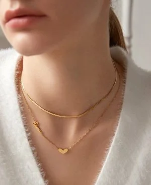 Online Gold Women Necklace Pakistan