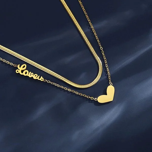 Online Gold Women Necklace Pakistan