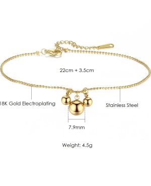 Online Gold Women Anklet Pakistan