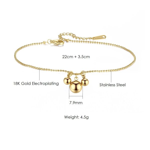 Online Gold Women Anklet Pakistan