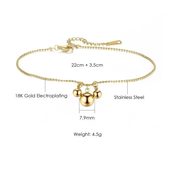Online Gold Women Anklet Pakistan