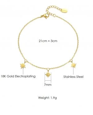 Online Gold Women Anklet Pakistan