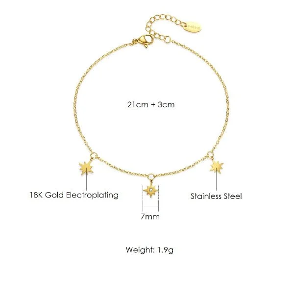 Online Gold Women Anklet Pakistan