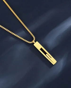 Online 18K Gold Strip Necklaces in Pakistan