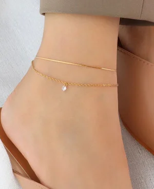 18K Gold Plated Anklets in Pakistan