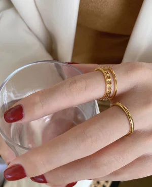 18K Gold Plated Rings in Pakistan