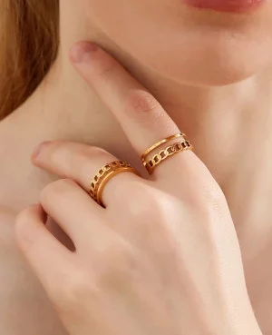 18K Gold Plated Rings in Pakistan