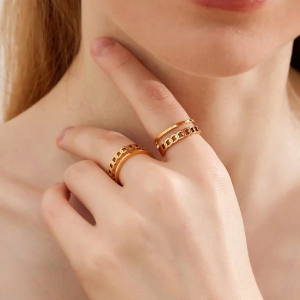 18K Gold Plated Rings in Pakistan