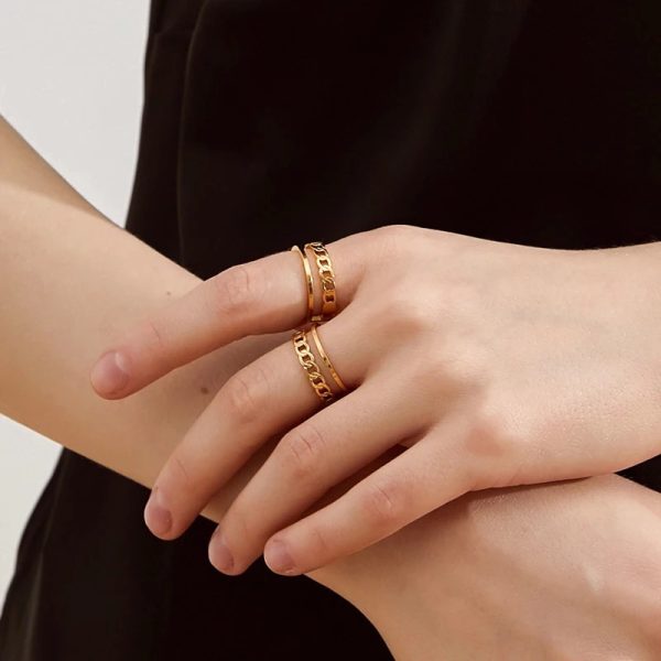 18K Gold Plated Rings in Pakistan