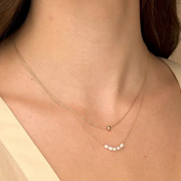 Gold Pearl Necklace in Pakistan