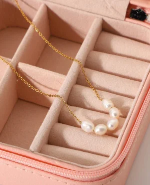 Gold Pearl Necklace in Pakistan