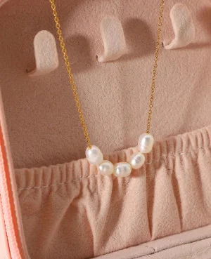 Gold Pearl Necklace in Pakistan