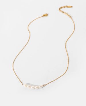 Gold Pearl Necklace in Pakistan