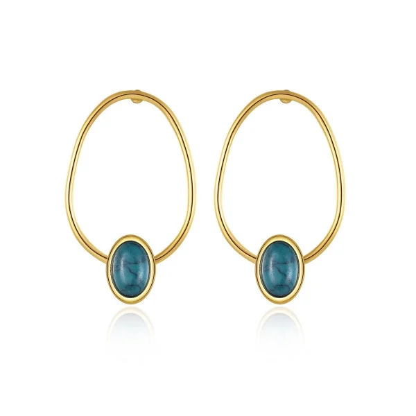 Gold Elegant Earrings in Pakistan