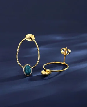 Gold Elegant Earrings in Pakistan