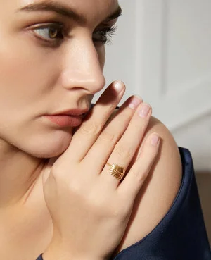Gold Plated Women Rings in Pakistan