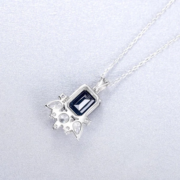 Silver Sapphire Necklace for Women in Pakistan