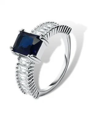 Sapphire Silver Rings in Pakistan