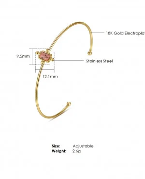Gold Plated Modern Bangle in Pakistan