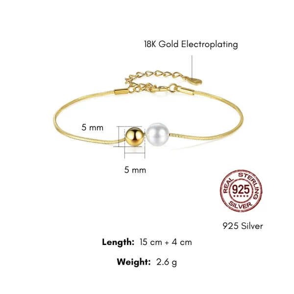 Real Gold Look Bracelet in Pakistan