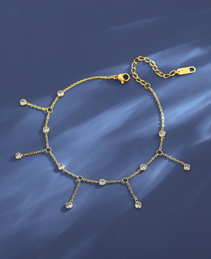 Classic Gold Anklets in Pakistan