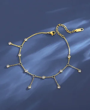 Classic Gold Anklets in Pakistan