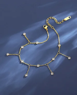 Classic Gold Anklets in Pakistan