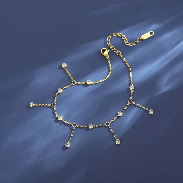 Classic Gold Anklets in Pakistan