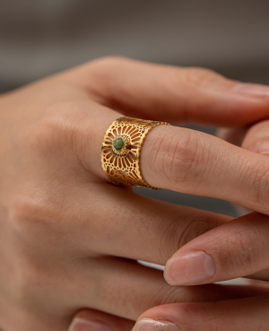 Traditional Gold Plated Rings in Pakistan