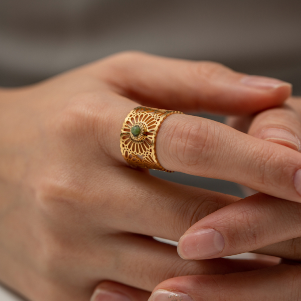 Traditional Gold Plated Rings in Pakistan