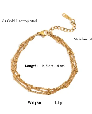 Triple Chain Bracelet in Pakistan