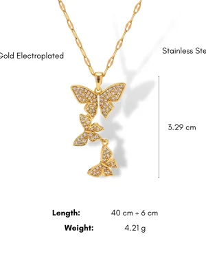 Butterfly Necklace in Pakistan